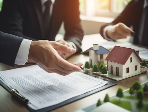 discussing the terms and conditions in a home loan