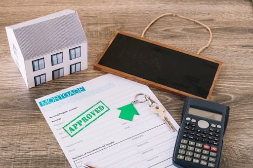 Mortgage rates concept with charts