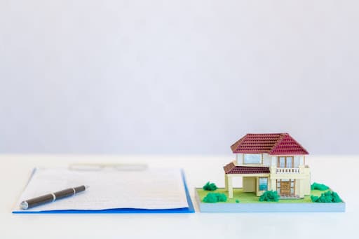 Couple discussing finances at home